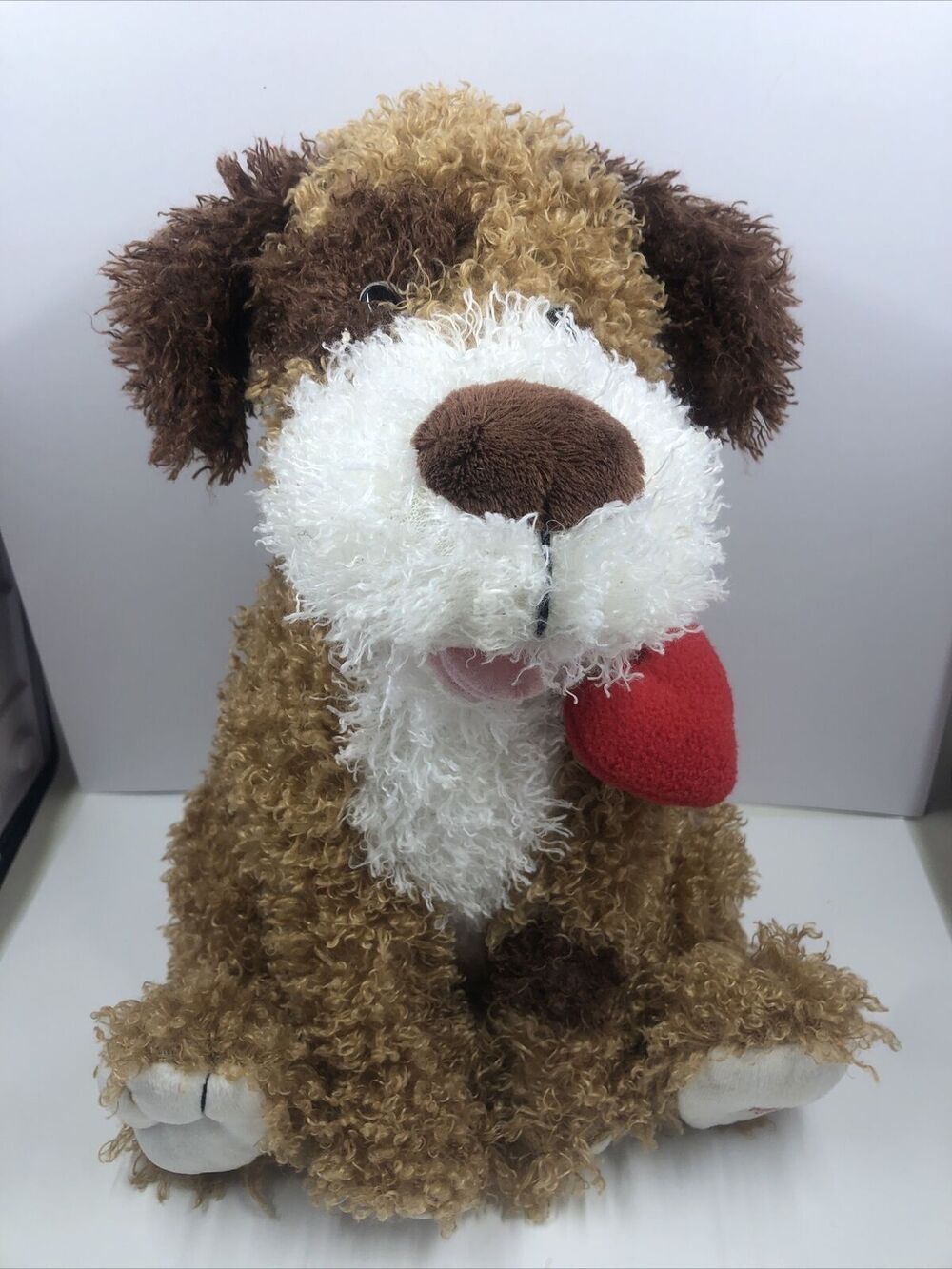 Valentine Hallmark Talking Buddy Wants A Hug Dog  Plush11” Animatronic Ears Move